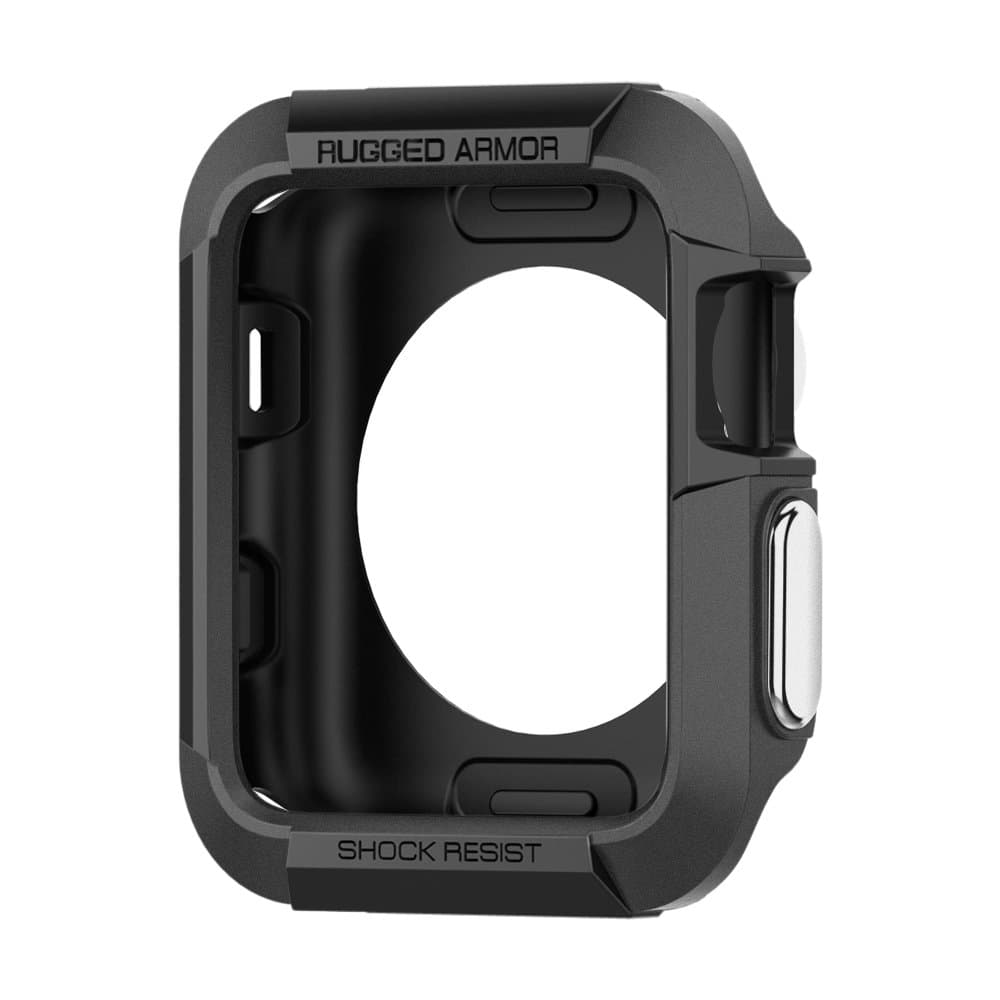 Spigen Rugged Armor Designed for Apple Watch Case for 42mm Series 3/2/1/Original (2015) - Black