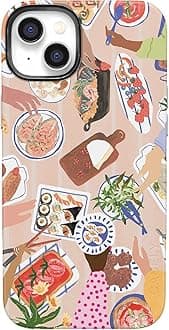 Casely iPhone 14 Case | Picnic Party | Painted Collage | Bold Protective Design | Compatible with MagSafe