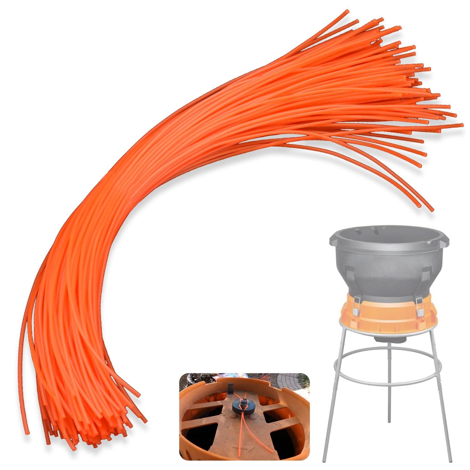 Braveboy 85 Pack WA0050 Flex-A-Line 13", Replacement Line Compatible with W-orx WG430 Electric Leaf Mulcher 50018961 for Wo-rx Leaf Mulcher Replacement Line - WG430 Leaf Mulcher Replacement Line