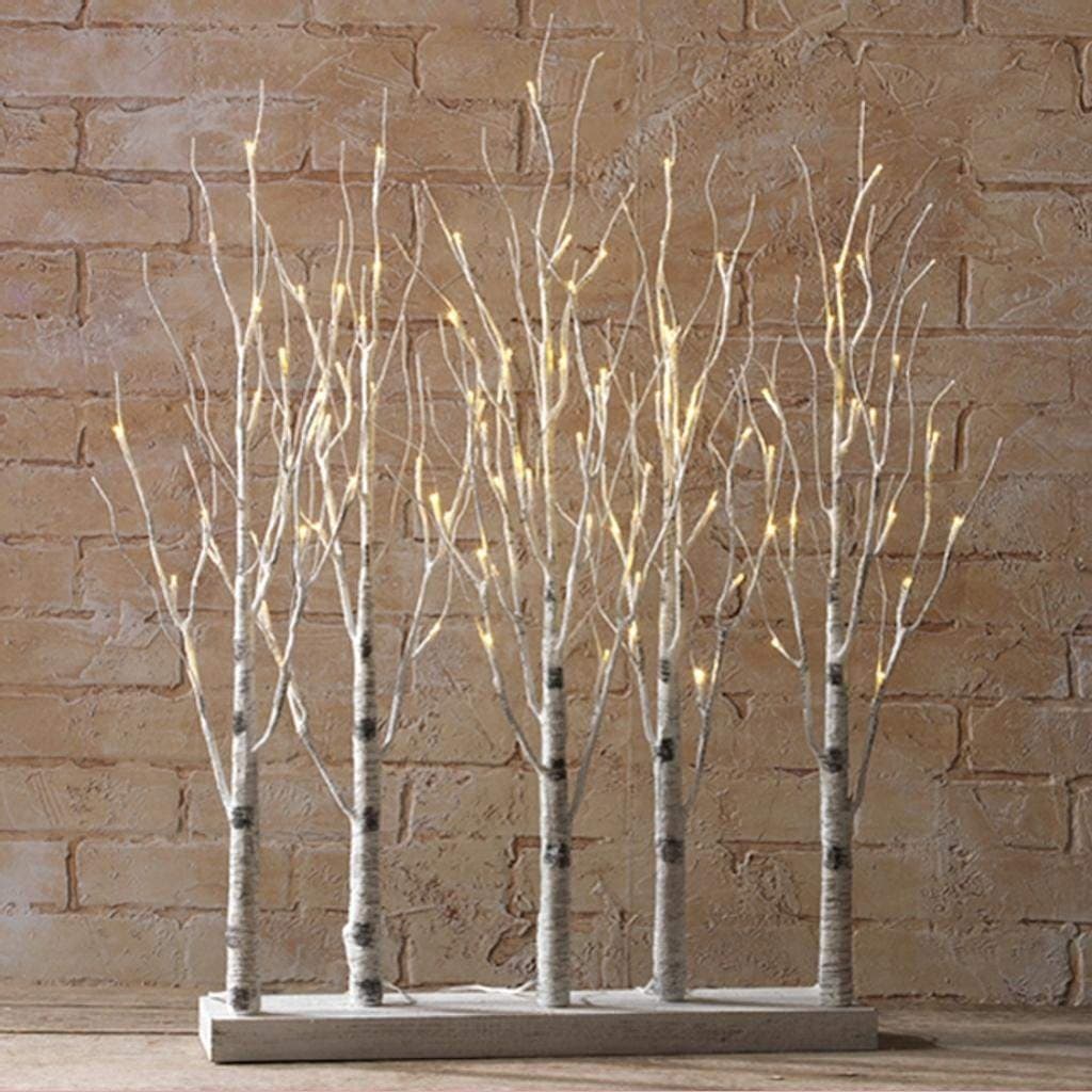 RAZ Imports30 Inch Lighted Birch Grove Tree