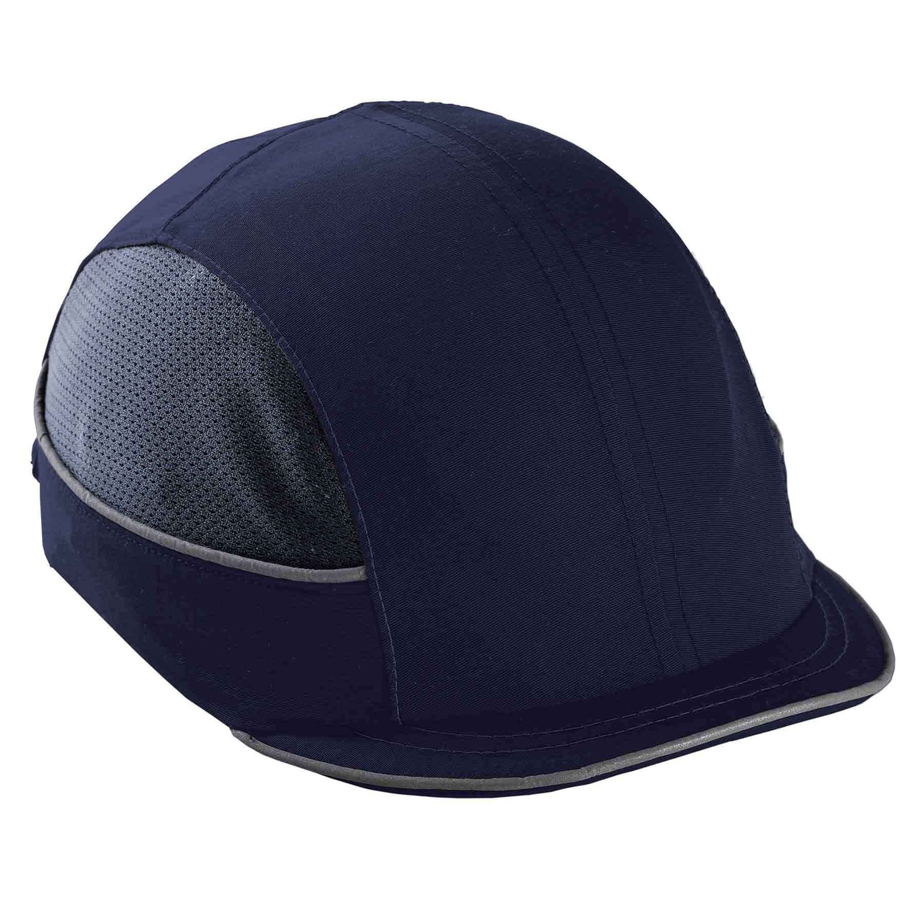 Safety Bump Cap, Baseball Hat Style, Comfortable Head Protection, Micro Brim, Skullerz 8950, Factory