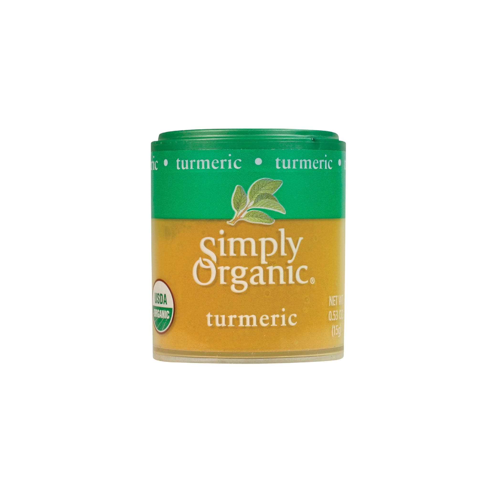 Simply Organic, Mini Ground Turmeric, .53 oz