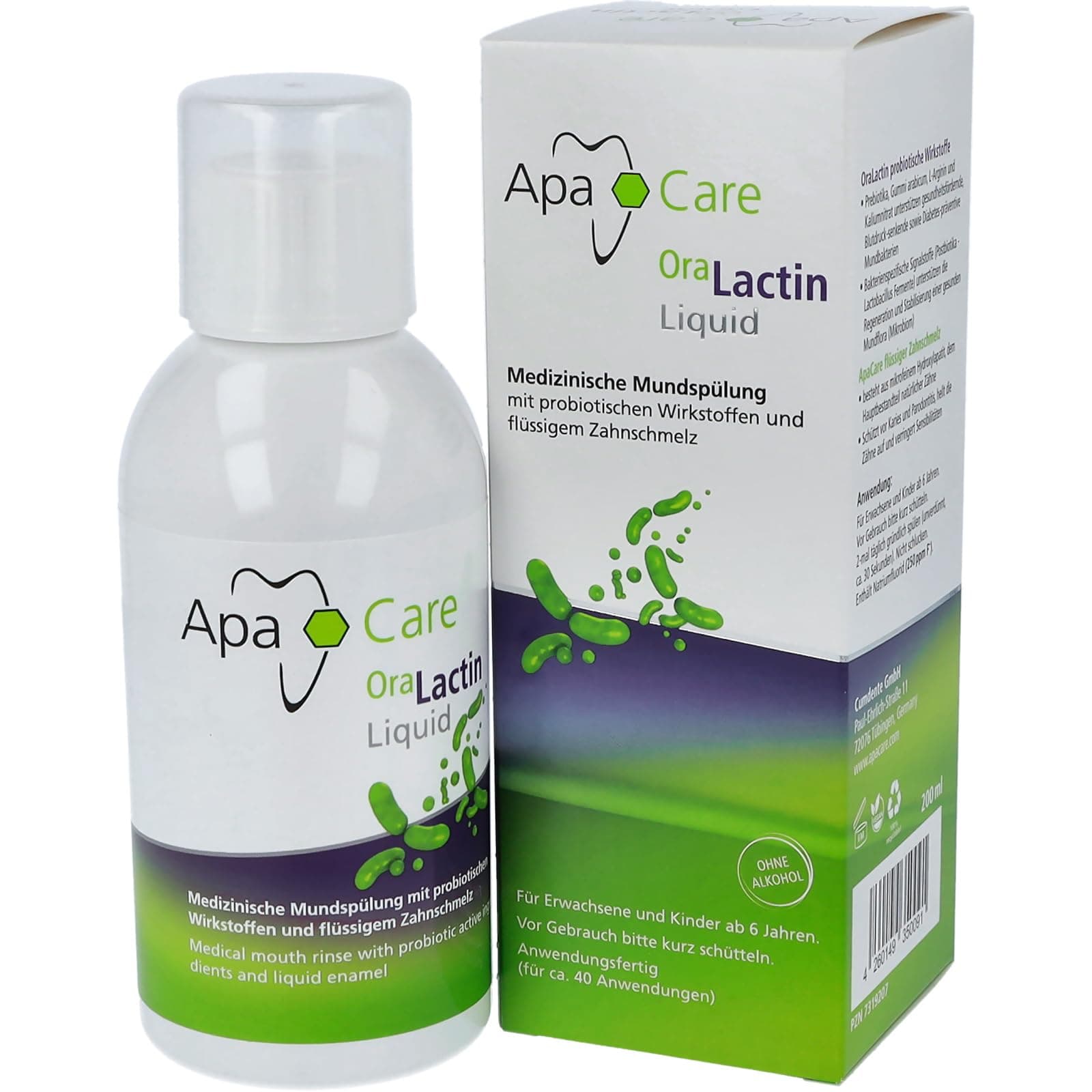 Apa Care3 x liquid toothwash solution 200 ml (3 x 200 ml bottles)