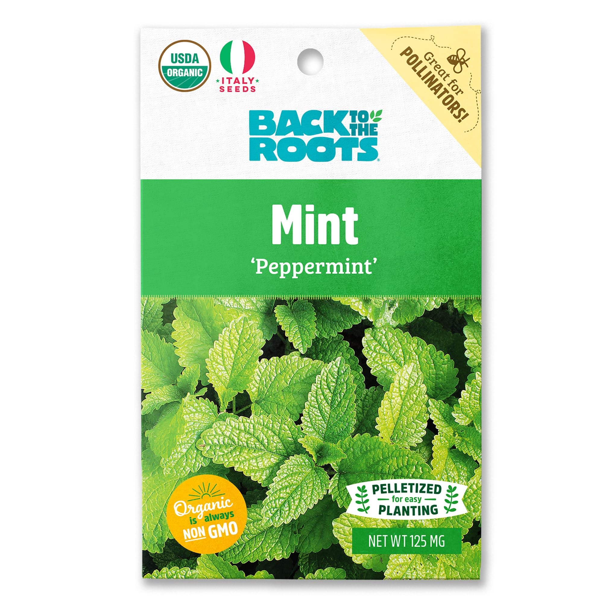 Back to The Roots 100% Organic Seed Packet - Peppermint