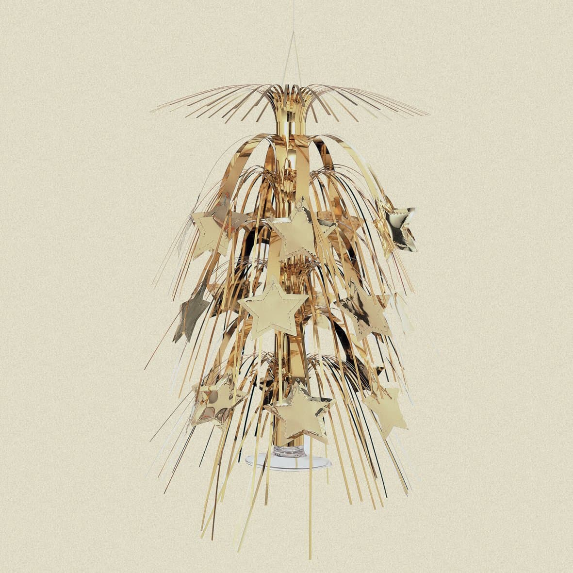 Amscan International Cascade Centre Piece Star, Gold