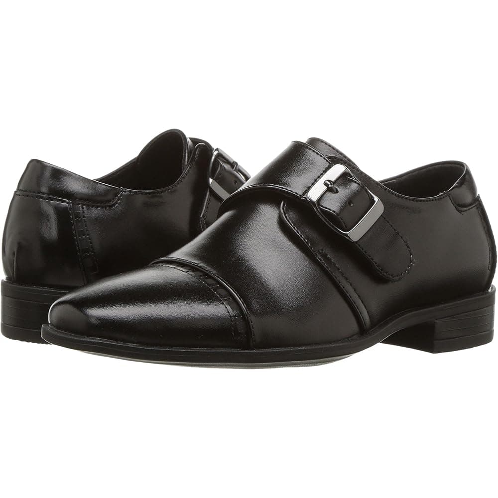 Macmillian - Cap Toe Monk Strap (Little Kid/Big Kid)