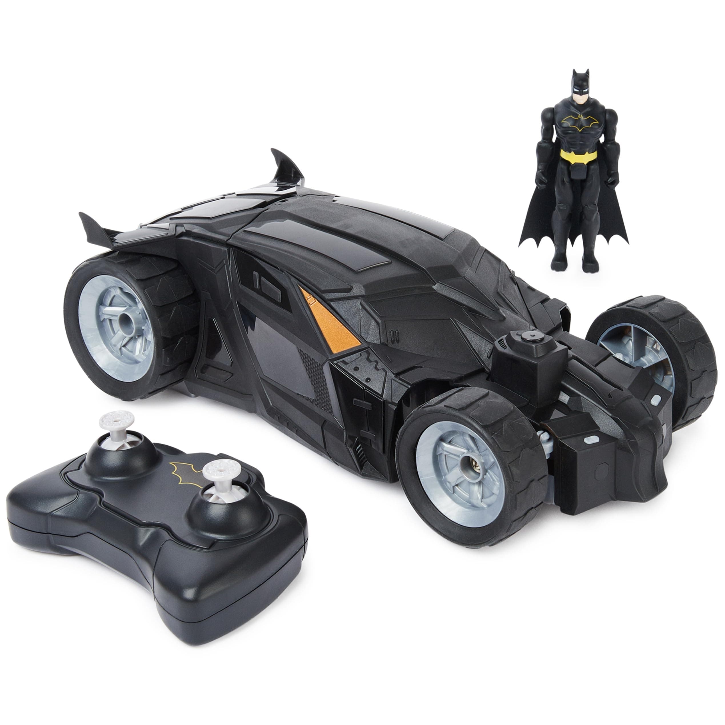 DC Comics Batman Batmobile Remote Control Car Easy Driving Compatible with Batman Figures Kids Toys for Boys and Girls 4+